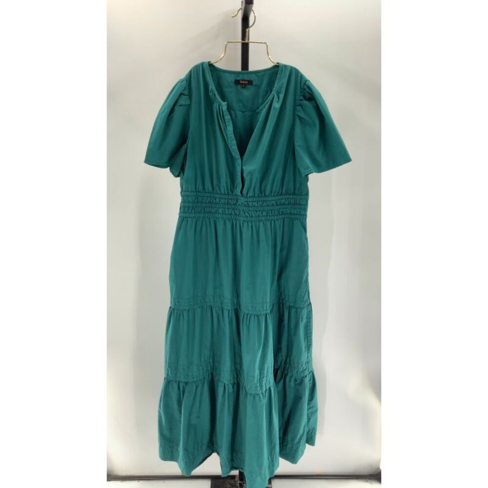 Quince Teal Maxi Dress - Picture 2 of 3